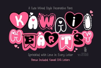 Kawaii Heartsy Font: Playful Design Ideas