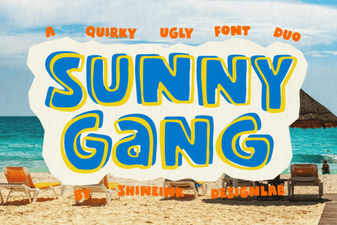 Sunny Gang Font: Bold Typography for Creative Projects