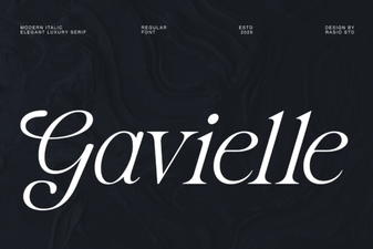 Gavielle Font: Elegant & Versatile Design Inspiration
